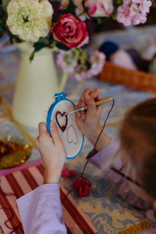 Kinderfeestje punch needle